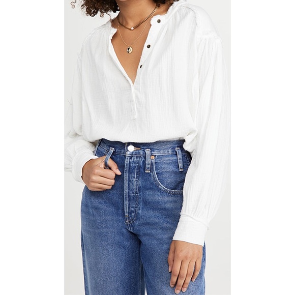 Free People Beach Day Pullover Ivory L